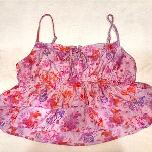 Wild fable pink butterfly tank